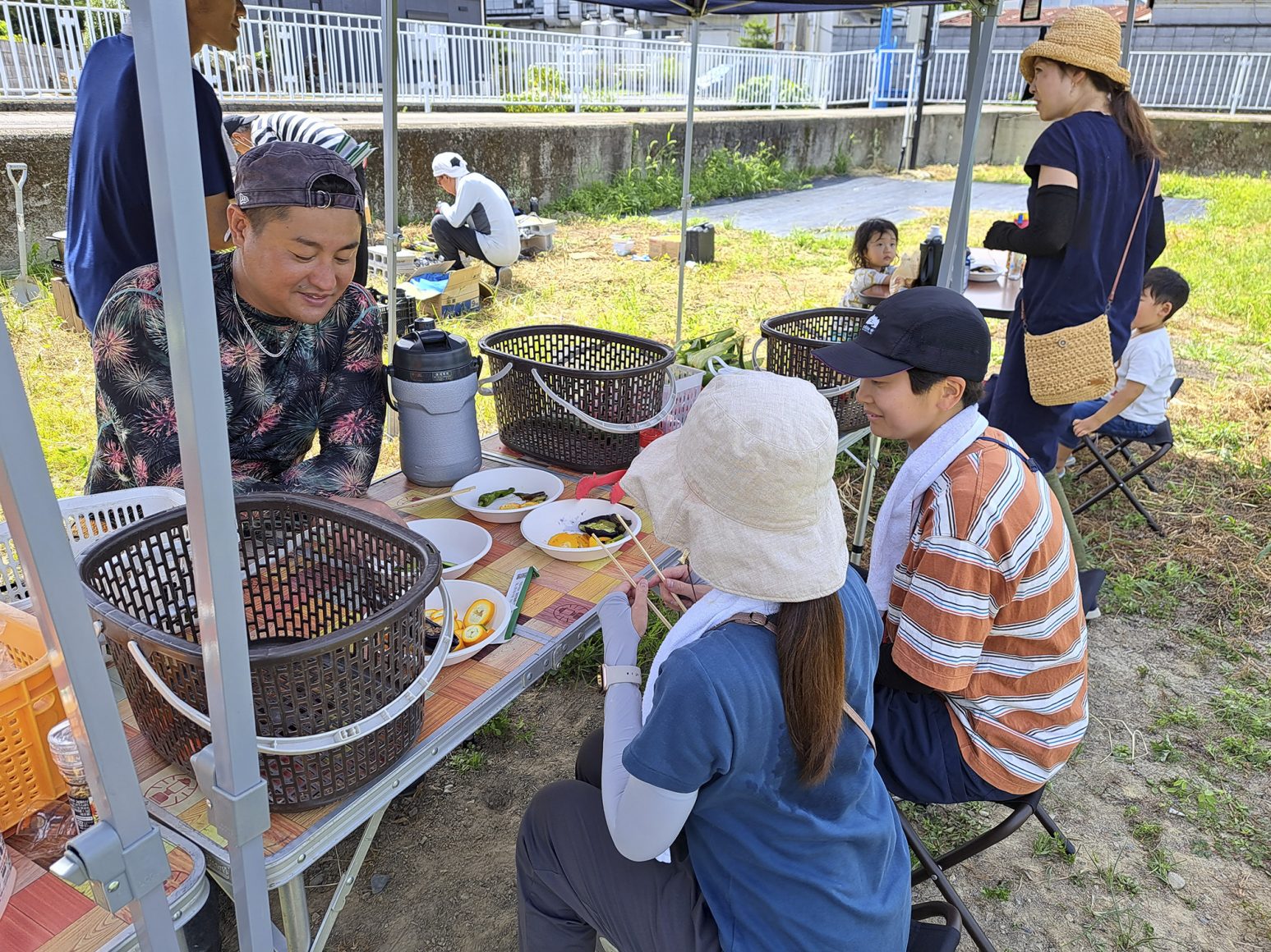 スマイルファーム細河で『夏野菜　大収穫祭』を開催しました